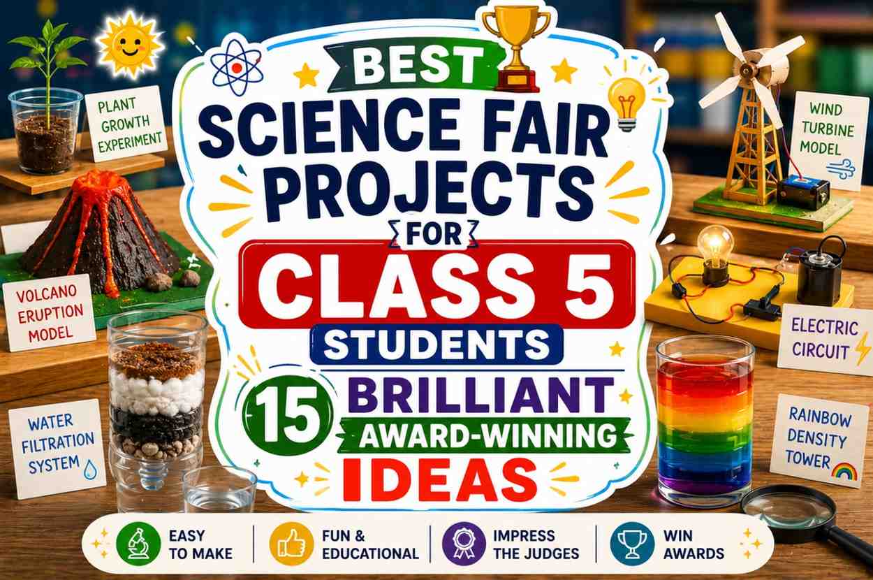 Best Science Fair Projects for Class 5 Students — 15 Brilliant Award-Winning Ideas