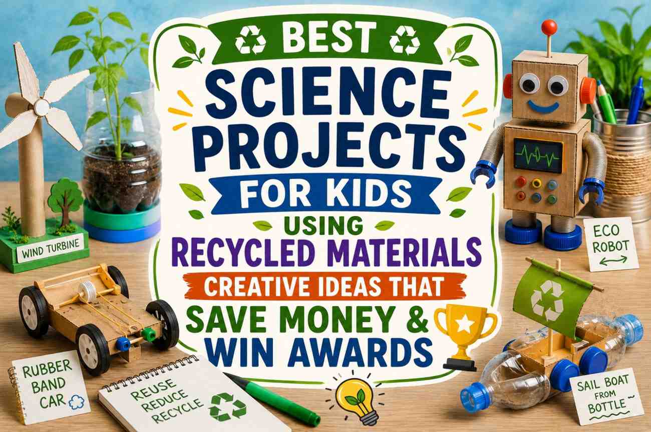 Best Science Projects for Kids Using Recycled Materials — Creative Ideas That Save Money & Win Awards